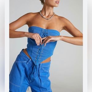LIONESS east gate corset NWT